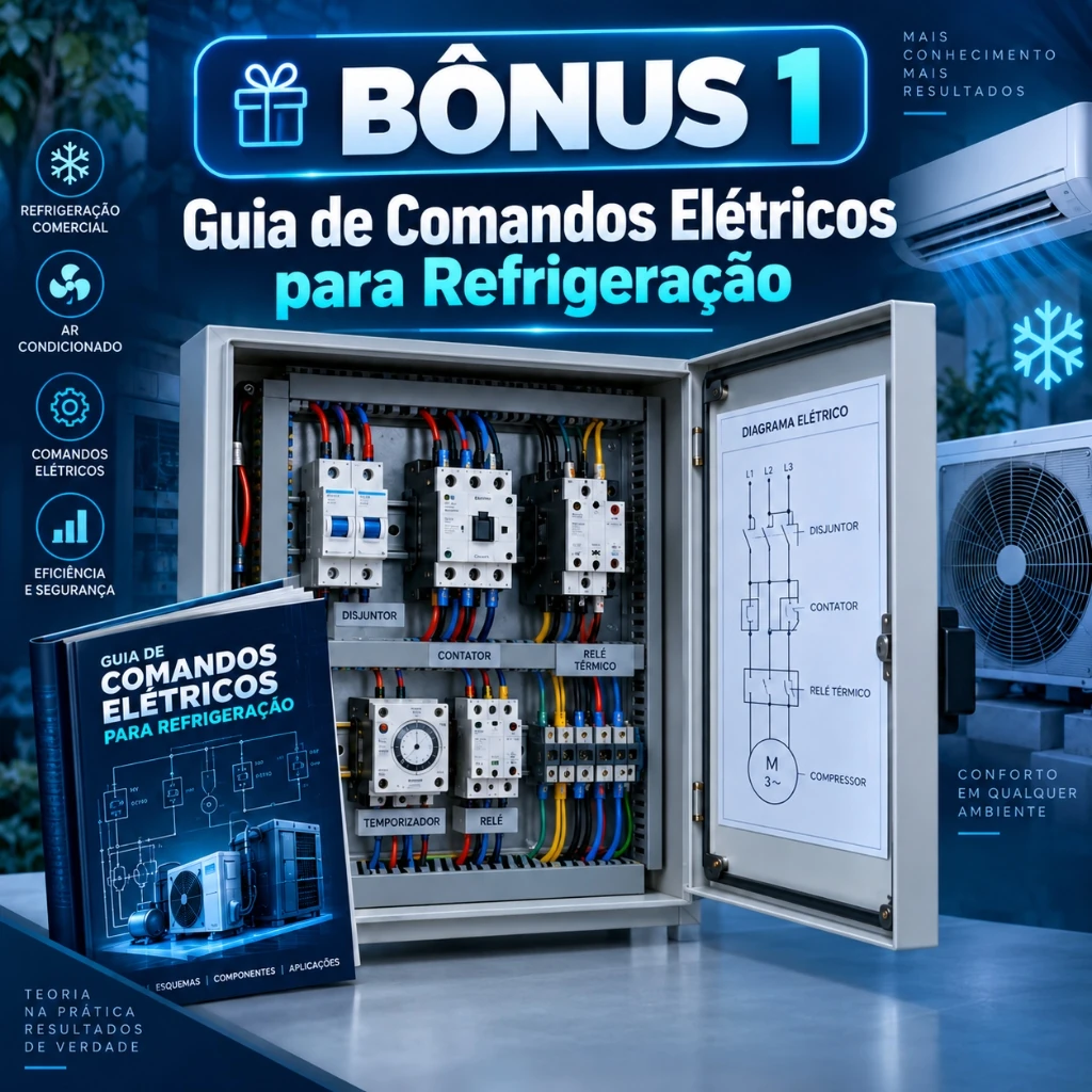 Bônus 1: Guia de Comandos Elétricos para Refrigeração
