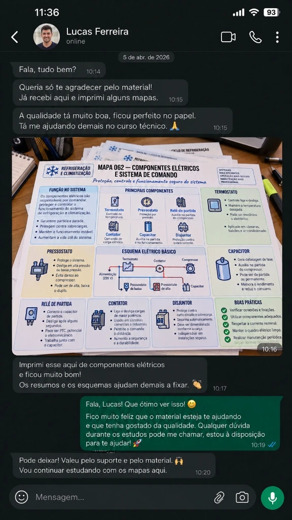 Depoimento WhatsApp Técnico Lucas