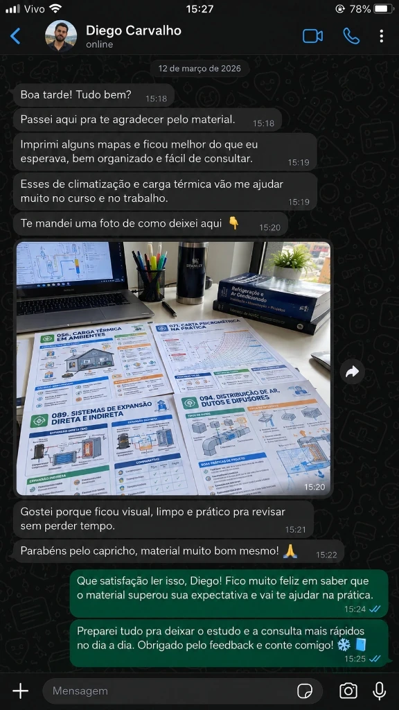 Depoimento WhatsApp Técnico Diego