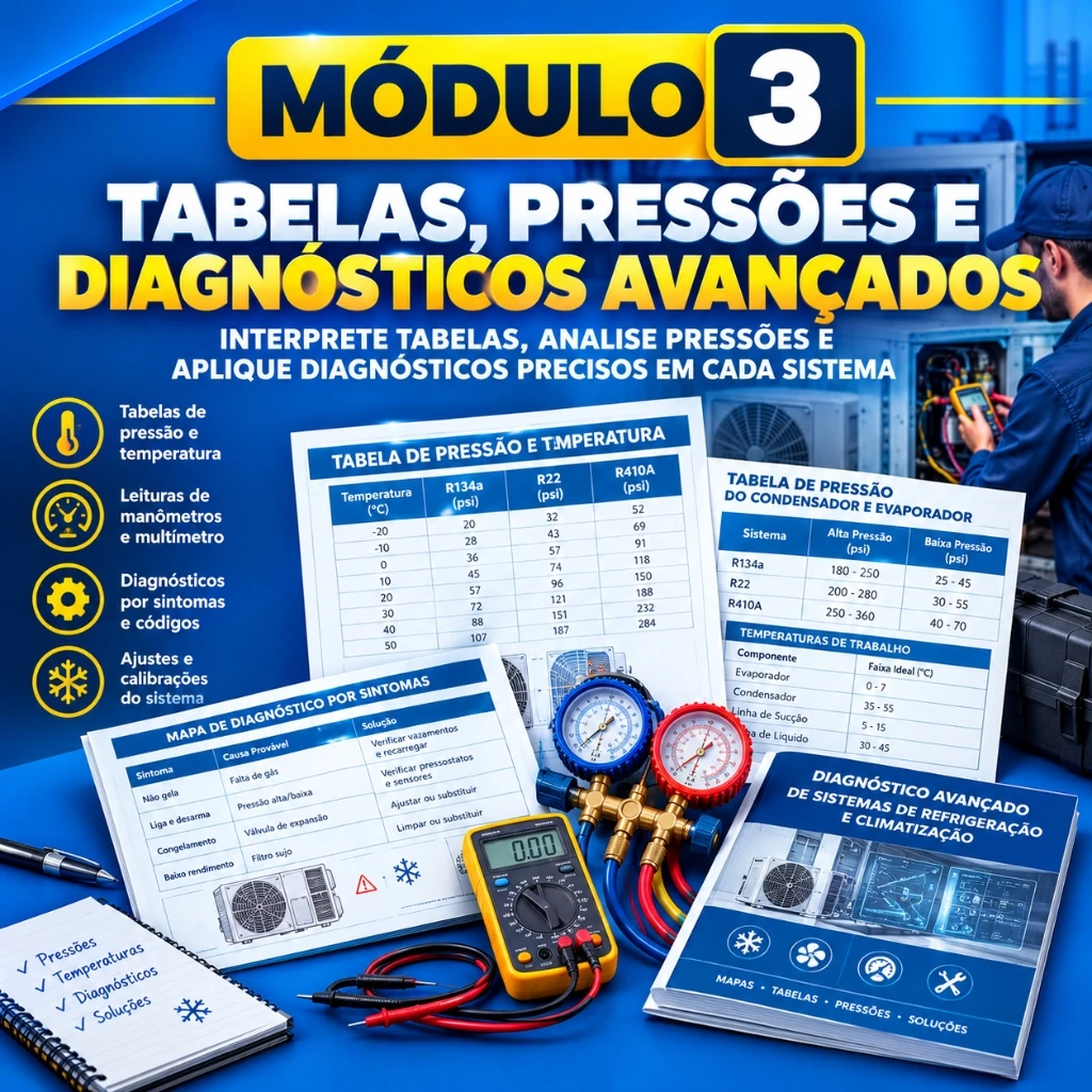 Módulo 3: Tabelas, Pressões e Diagnósticos Avançados
